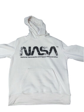 Men's Urban Man NASA White Black Hoodie S